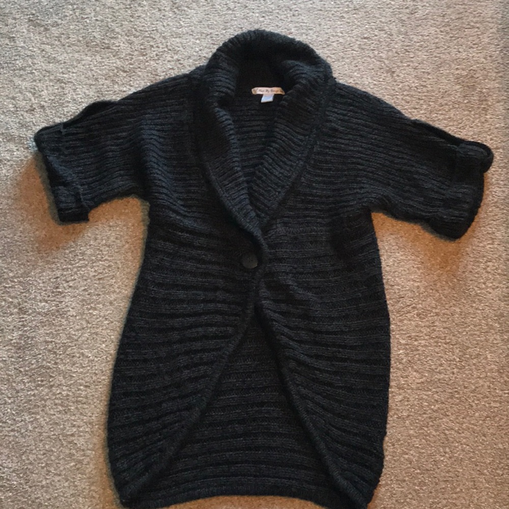 Front button sweater